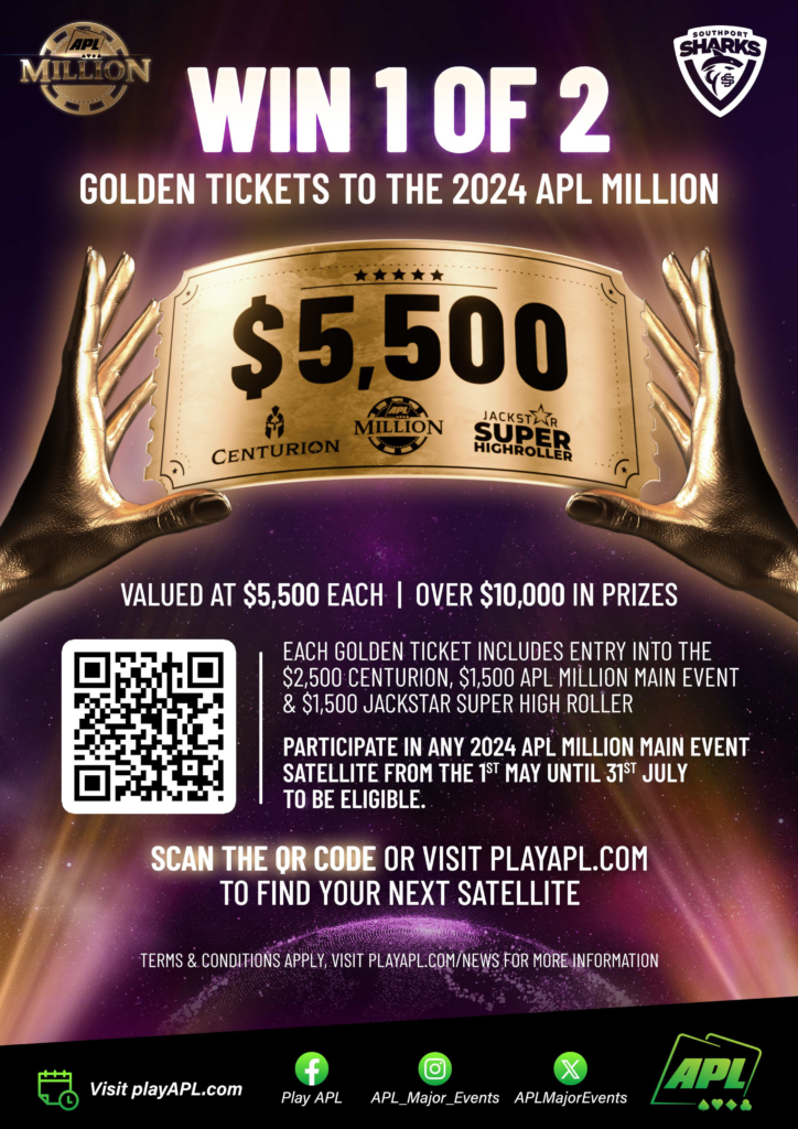 호주에서 열린 역대 최대 규모의 포커 대회 APL 밀리언 8/9~8/26 2024