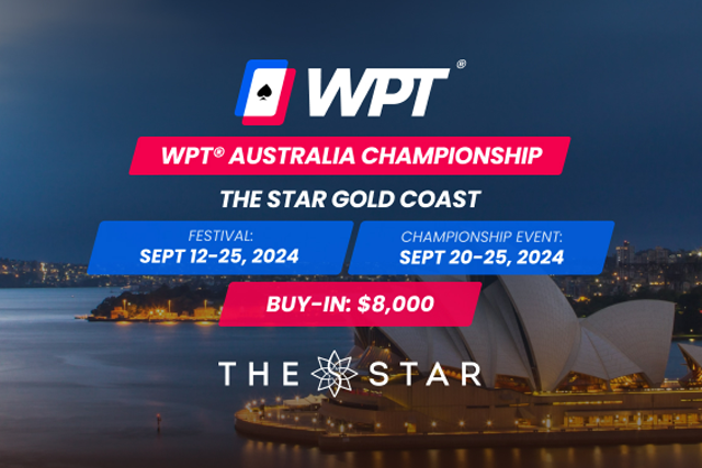 WPT 호주 챔피언십 일정 8/20~8/25 2024