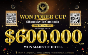 WON POKER CUP 7/24~7/29 (캄보디아, 시아누크빌)