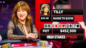 제니퍼 틸리, 대박 포커 대 앤드류 로블린 거대한 냄비에 올인!