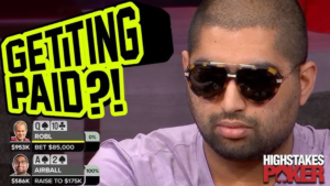 닉 에어볼이 앤드류 로블에게 42만 9,000달러의 잠재적 보상과 함께 하이 스테이크 포커에서 돈을 받을 수 있을까요?!