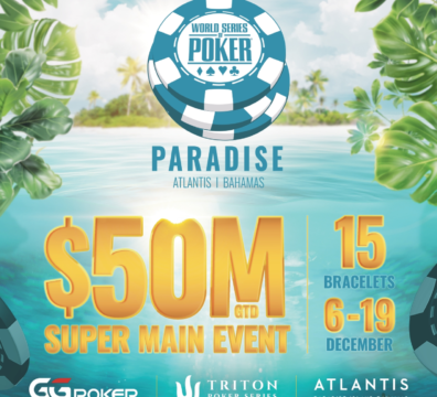 12/6~12/19 WSOP PARADISE 일정 바하마 대회