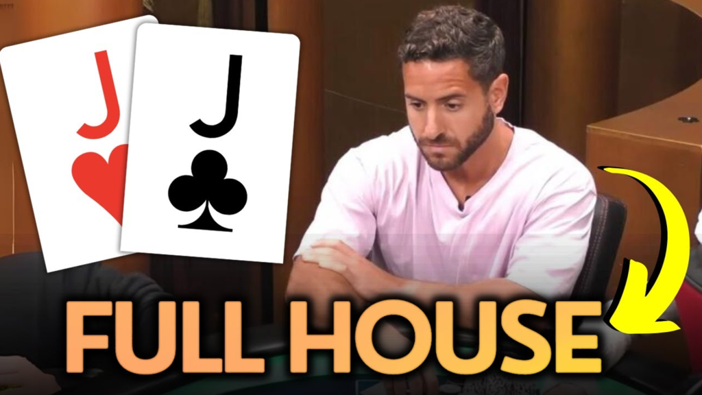 포켓 잭스, 하이 스테이크 라이브 캐시 게임에서 $164,425에 풀 하우스가 되다