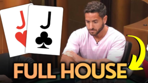 포켓 잭스, 하이 스테이크 라이브 캐시 게임에서 $164,425에 풀 하우스가 되다