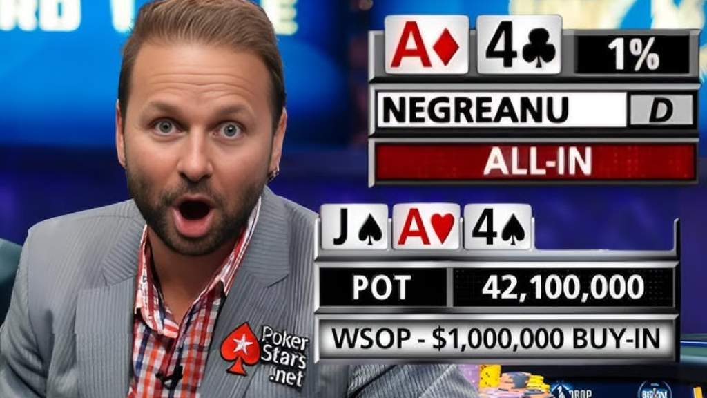 충격적인 런아웃! 월드 시리즈 포커에서 1,000,000달러의 꿈이 깨졌습니다!