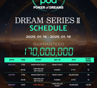 1/16~1/19 포드 드림 시리즈 II 대회 일정