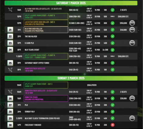 2월 25일~3월 2일 APLPT 앨버리 일정