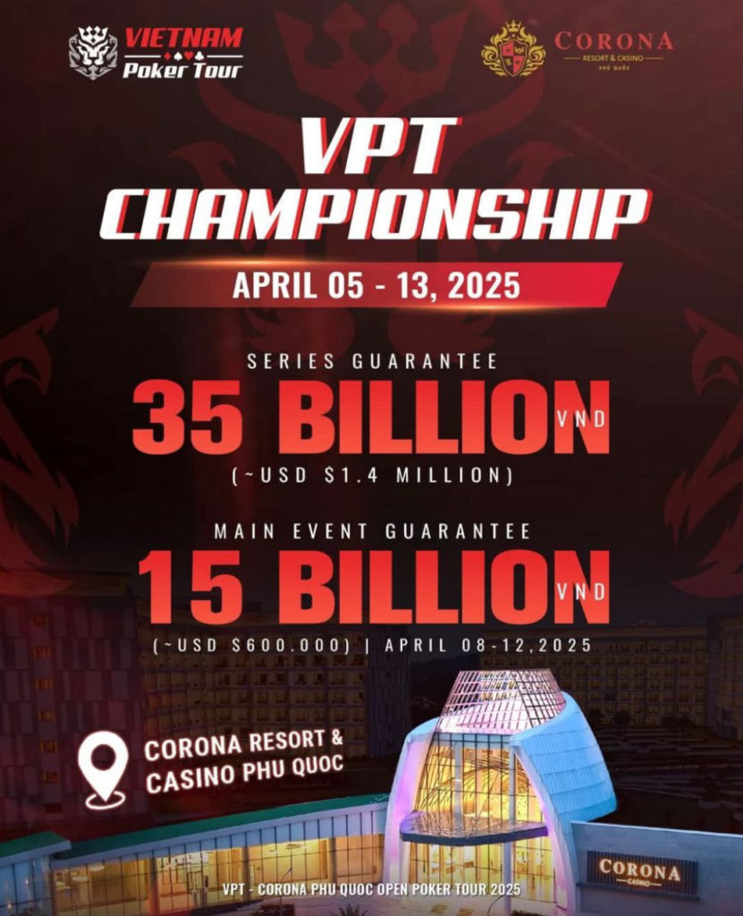 4/5~4/13 VPT 챔피언십 VND35B 보장 상금