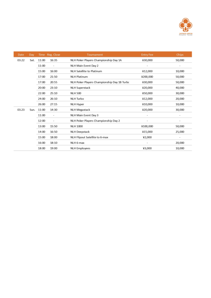 3/19~3/23 JOPT 오사카 2025 #01