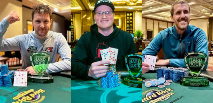 세미놀 하드 록 포커 쇼다운 시리즈에서 또 다른 대형 우승자들 등장
