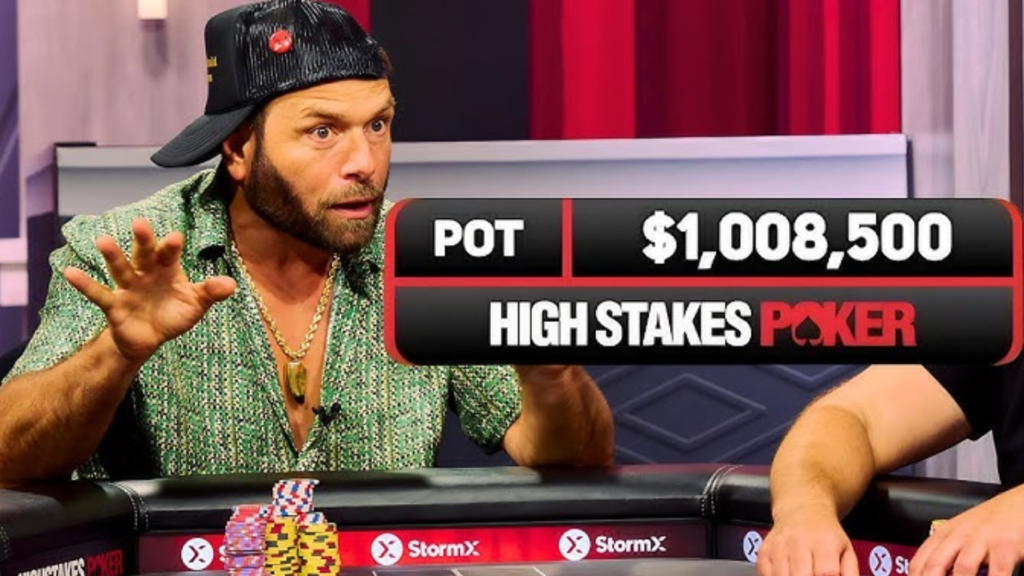 1,008,500달러의 광기! 릭 새러먼, 하이 스테이크 포커에서 폭발하다!