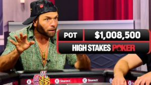1,008,500달러의 광기! 릭 새러먼, 하이 스테이크 포커에서 폭발하다!