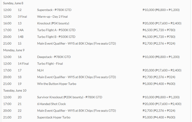 오카다 마닐라에서 열리는 마닐라 슈퍼 시리즈 23
