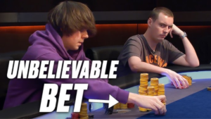 포커 플레이어들이 ‘올인’을 할 때