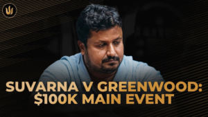 그린우드의 총공세에도… 산토쉬 수바르나, $100K 메인 이벤트에서 끝까지 버텨내다