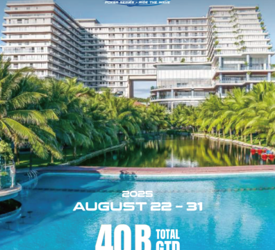 8월 22일부터 8월 31일까지 DA’WAVE 포커 시리즈 – RIDE THE WAVE 총상금 보장: 400억 VND