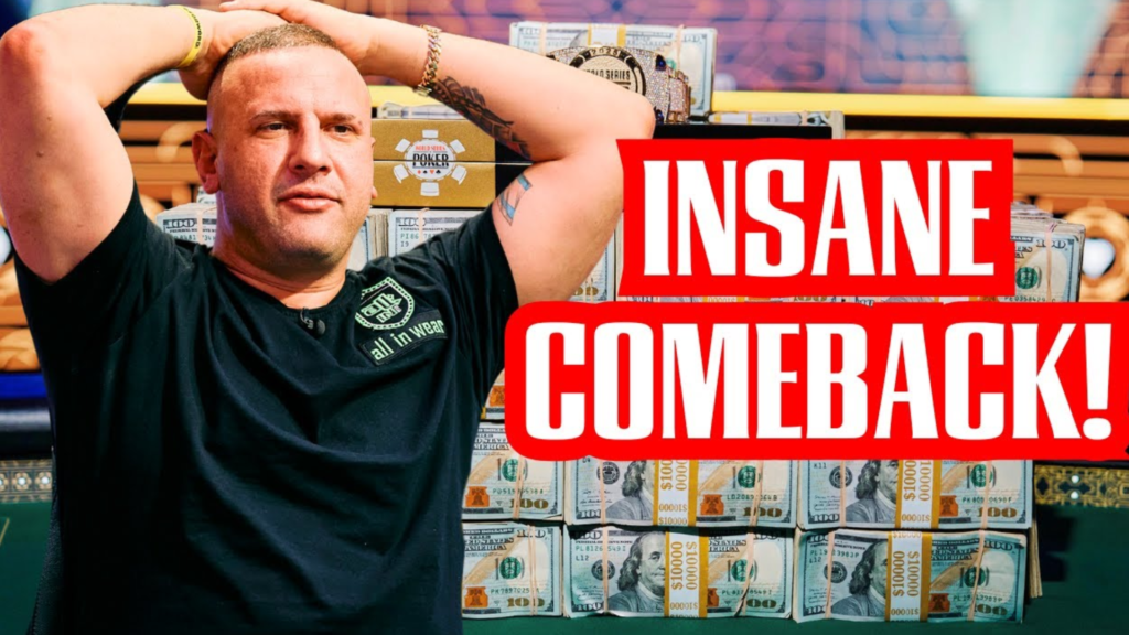 WSOP 메인 이벤트 역사상 가장 미친 역전극?!