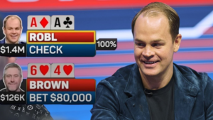 에이스 앞에서 블러핑! 36만 1,800달러 하이 스테이크 대참사!