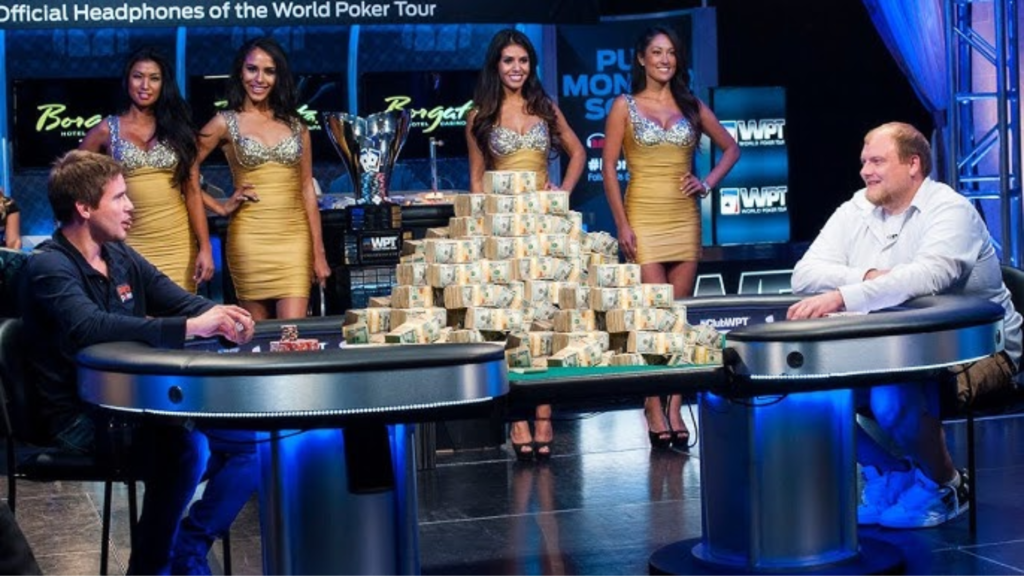 WPT 파이널 테이블에서의 올인 결정과 7,000,000달러 상금 풀