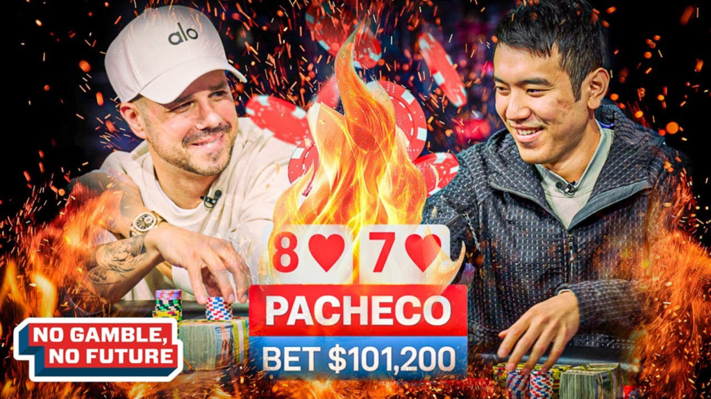 두려움 없는 $102,200 블러프 올인! 괴물 핸드와 정면 충돌!