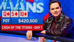 $420,500 삼자 올인 광기! 거대한 스택 충돌!