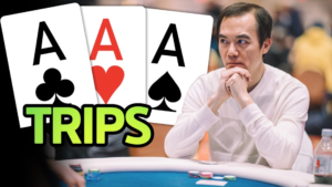 그는 리버에서 트립스를 맞추며 WPT 파이널 테이블에서 5,000,000을 획득했다
