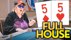 그녀, 파이널 테이블에서 플롭에 풀하우스 완성… 수백만 달러 차지