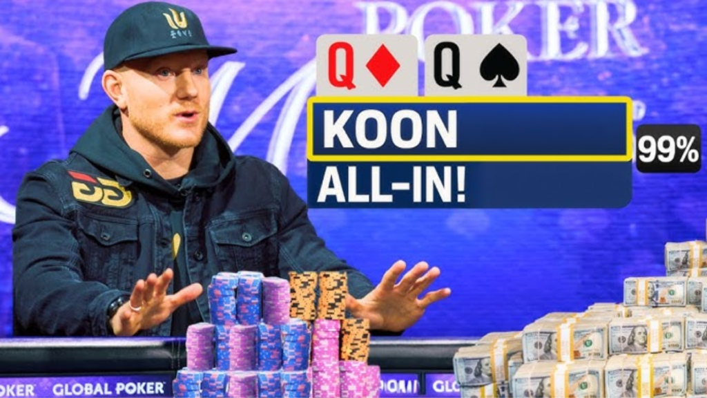 포커 마스터스에서 벌어진 잔혹한 하이 스테이크 노크아웃! 탑셋으로 올인!