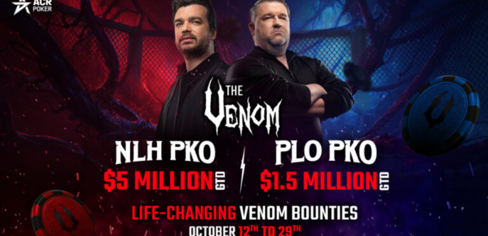 ACR 포커, 베놈 피버 온라인 예선으로 열기 고조!