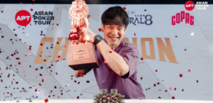 칼빈 리, 아시안 포커 투어 챔피언십 하이롤러에서 대승 거두다