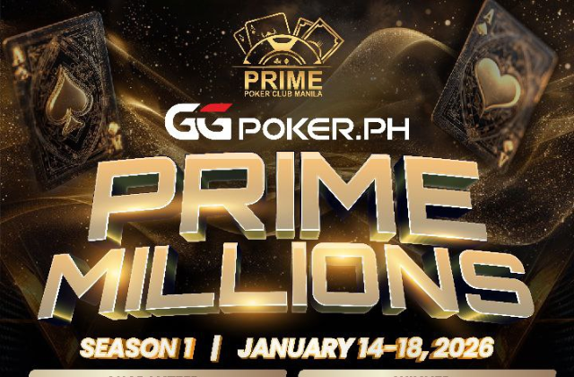 1/14~1/18 프라임 밀리언스 시즌 1 ₱100만 보장(GTD)