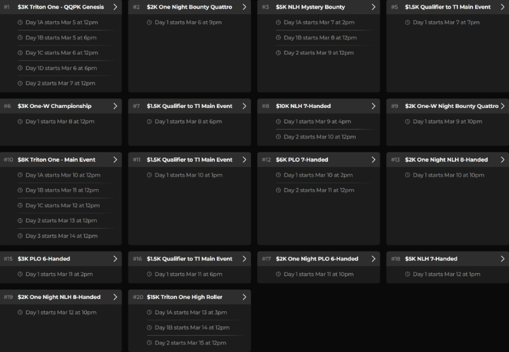 03/05~03/15 트라이튼 원 제주