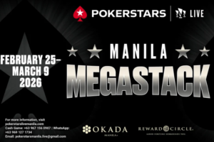 02/25~03/09 POKERSTARS 마닐라 메가스택 24, 오카다 마닐라에서 개최