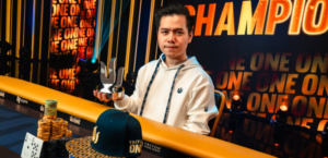 오스틴 양, 트리톤 원 제주 하이롤러 우승으로 대회 마무리